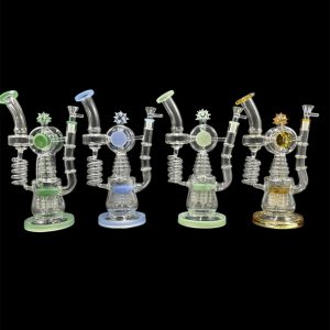 SPIKEY SWIRL PASTEL WATER PIPE PCL8650