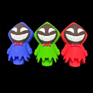 CREEPY FACE SILICONE HAND PIPE SL224