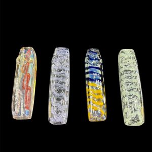CLEAR ZIG ZAG HAND PIPE RS3522