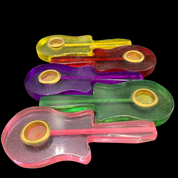 GUITAR WOODEN PIPE ASSORTED MIX COLORS WD15 — Himalayan Group Inc.