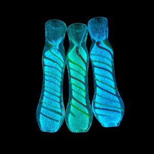 RASTA STRIPE GLOW IN THE DARK ONE HITTER RS3134