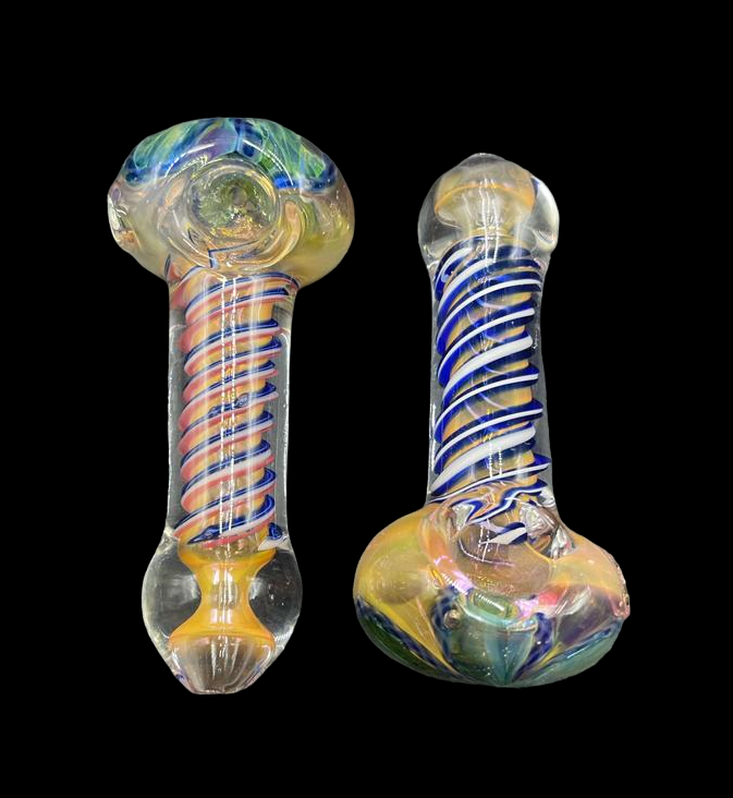 LEAFY HEAD HAND PIPE RS3211 — Himalayan Group Inc.