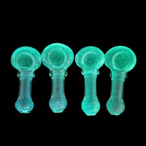 STRIPE GLOW IN THE DARK HAND PIPE RS3229