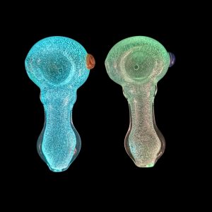 SINGLE DOT GLOW IN THE DARK HAND PIPE RS3269