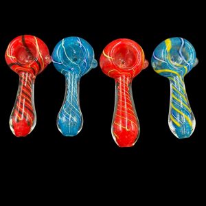 RED SPIRAL HAND PIPE RS3375