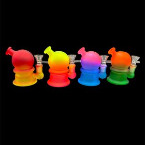 TWO-TONE SPHERE SMALL WATER PIPE PCL8610