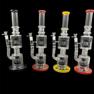 COLORFUL DOUBLE CHAMBER WATER PIPE PCL8619