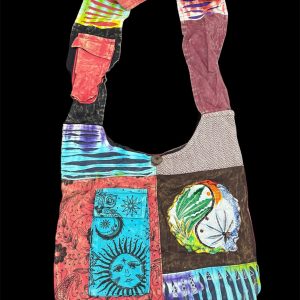 BLUE SUN AND MOON SHOULDER BAG BP164