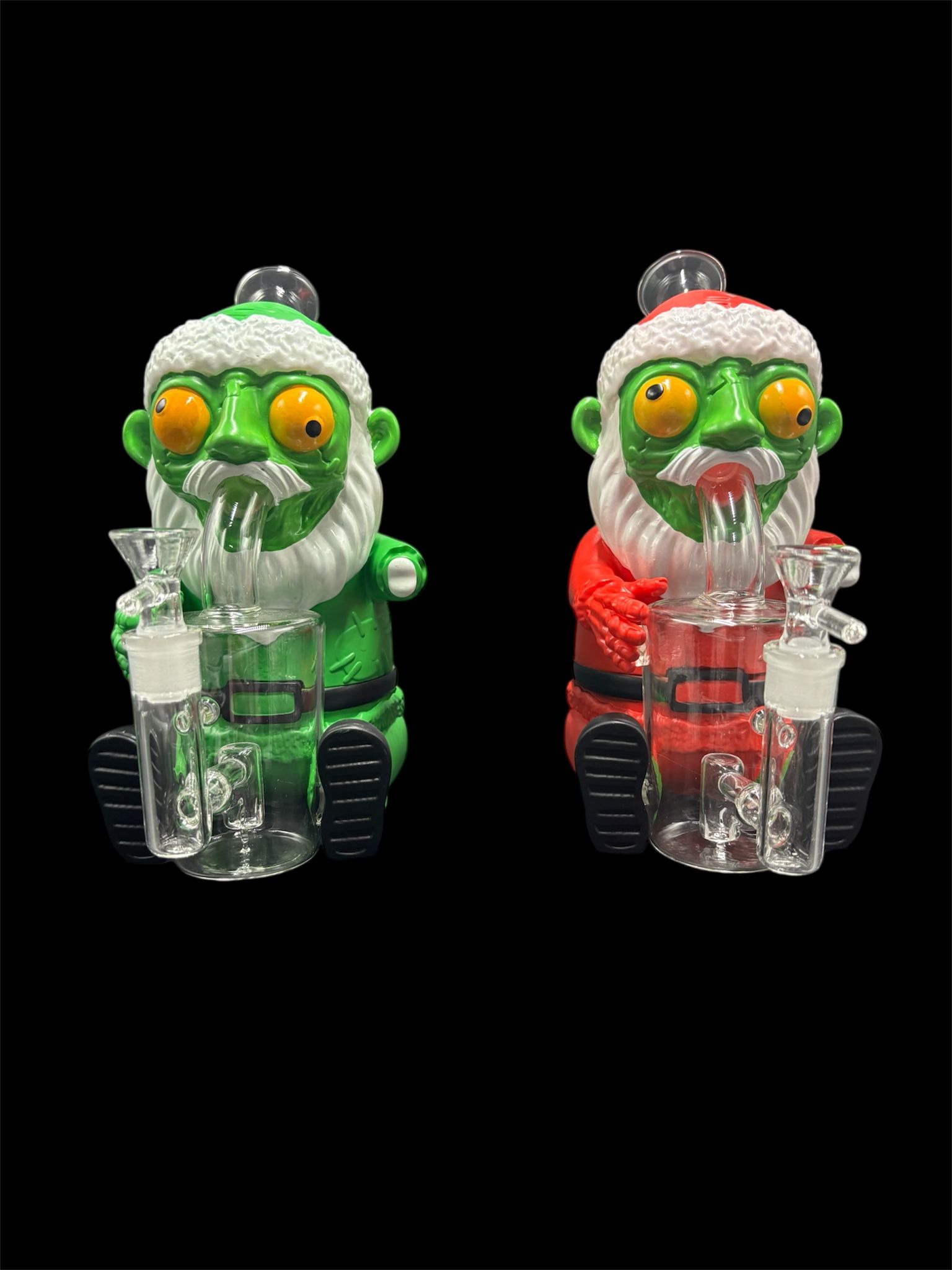 ZOMBIE SANTA SILICONE WATER PIPE SL228